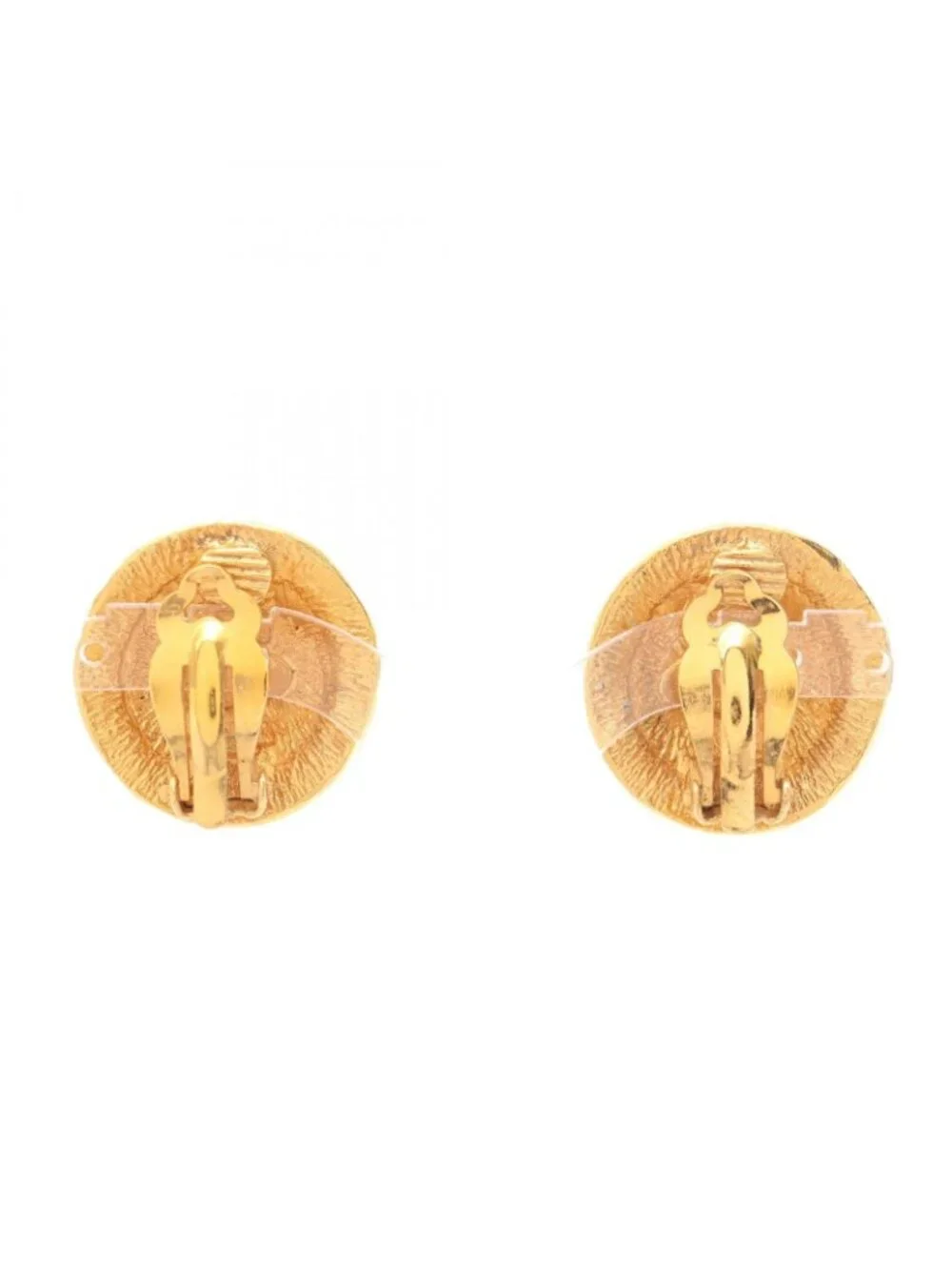 Chanel Earrings CC Logo Vintage
